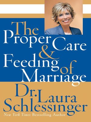 cover image of The Proper Care and Feeding of Marriage